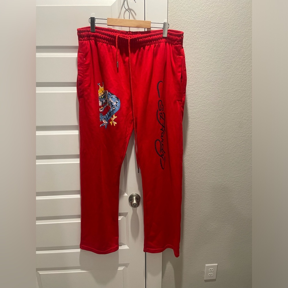 Ed Hardy spell out unisex sweatpants 2XL